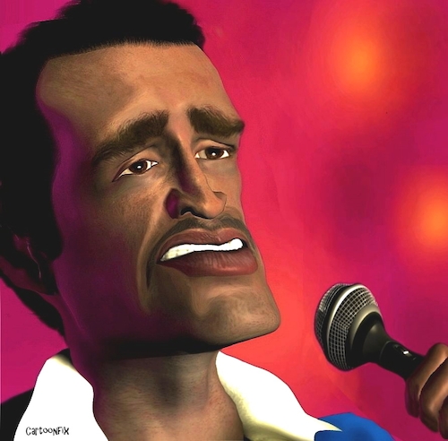 Cartoon: Sammy Davis Jr (medium) by Cartoonfix tagged sammy,davis,jr,caricature,illustration,portrait