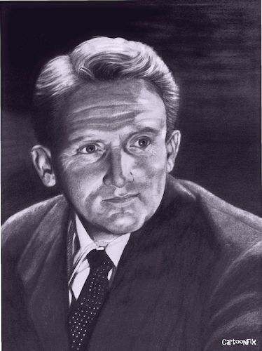 Cartoon: Spencer Tracy (medium) by Cartoonfix tagged spencer,tracy