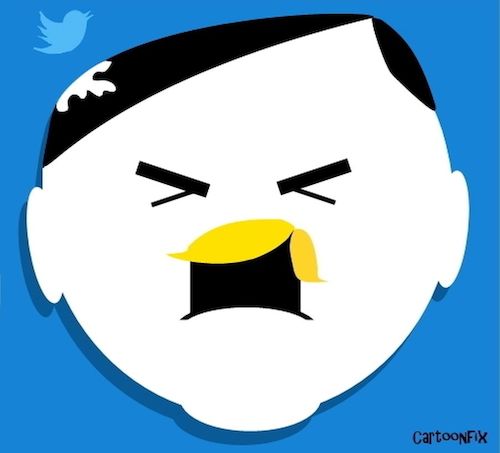 Cartoon: Twittler (medium) by Cartoonfix tagged trump,twitter,hitler