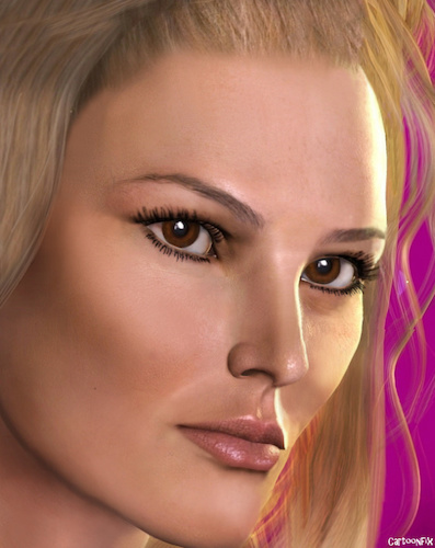 Cartoon: Ursula Andress (medium) by Cartoonfix tagged ursula,andress,first,bond,girl