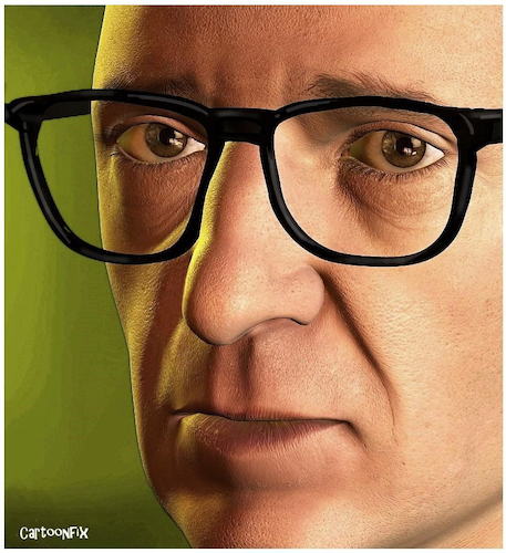 Cartoon: Woody Allen (medium) by Cartoonfix tagged woody,allen