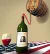 Cartoon: Alter Wein in neuen Schläuchen (small) by Cartoonfix tagged kamala,harris,joe,bidens,rückzug,usa,wahl