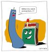 Cartoon: Ansteckungsgefahr (small) by Cartoonfix tagged corona,virus,ansteckungsgefahr