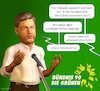 Cartoon: Ballast (small) by Cartoonfix tagged werte,der,grünen,ballast,gegen,atomenergie,krieg