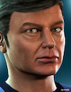 Cartoon: DeForest Kelley - McCoy (small) by Cartoonfix tagged deforest,kelley,mccoy,star,trek