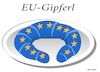 Cartoon: EU-Gipferl (small) by Cartoonfix tagged eu,gipfel,europa,kipferl,hörnchen,gipferl