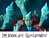 Cartoon: Im Bann der Querdenker (small) by Cartoonfix tagged querdenker,spahn,albtraum,aluhüte