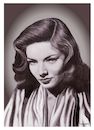 Cartoon: Lauren Bacall (small) by Cartoonfix tagged lauren,bacall