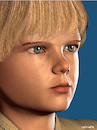 Cartoon: Little Anakin Skywalker (small) by Cartoonfix tagged jake,lloyd,as,little,anakin,skywalker