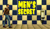 Cartoon: Männergeheimnis - Men Secret (small) by Cartoonfix tagged männergeheimnis,men,secret