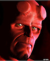 Cartoon: Ron Perlman as Hellboy (small) by Cartoonfix tagged ron,perlman,as,hellboy