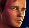 Cartoon: William Shatner (small) by Cartoonfix tagged william,shatner,james,kirk,star,trek,enterprise