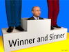 Cartoon: Winner and Sinner (small) by Cartoonfix tagged putin,russland,ukraine,krieg