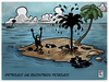 Cartoon: Habra petroleo en canarias? (small) by Wadalupe tagged petroleo,turismo,isla,canarias,inversion,chapapote,ilusion,dinero,riesgo