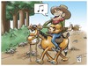 Cartoon: johnny guitar (small) by Wadalupe tagged film,movie,western,hollywood,cinema,singer,crooner,cowboy