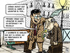 Cartoon: que dura es la vida! (small) by Wadalupe tagged navidad,fiestas,vacaciones,trabajo,rebajas,empleo,deudas