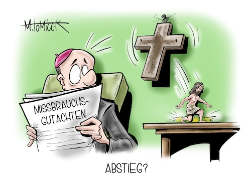 Cartoon: Abstieg? (medium) by Mirco Tomicek tagged köln,kölner,erzbistum,gutachten,missbrauch,missbrauchsgutachten,kardinal,woelki,kirche,glauben,gewalt,pressekonferenz,presse,vorgestellt,kruzifix,jesus,christus,kreuz,christen,christentum,religion,cartoon,karikatur,pressekarikatur,mirco,tomicek,köln,kölner,erzbistum,gutachten,missbrauch,missbrauchsgutachten,kardinal,woelki,kirche,glauben,gewalt,pressekonferenz,presse,vorgestellt,kruzifix,jesus,christus,kreuz,christen,christentum,religion,cartoon,karikatur,pressekarikatur,mirco,tomicek