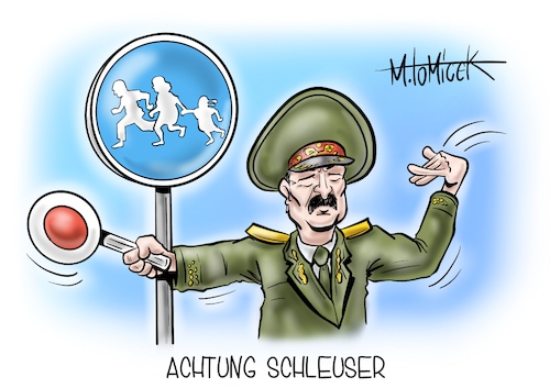 Achtung Schleuser Achtung Schleuser