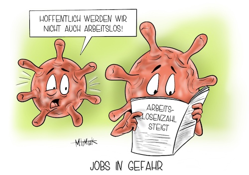 Arbeitslosenzahlen steigen.