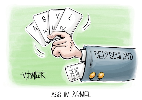 Cartoon: Ass im Ärmel (medium) by Mirco Tomicek tagged bezahlkarte,asyl,asylbewerber,asylpolitik,geflüchtete,flucht,bezahlen,karte,geld,migration,bundesweit,cartoon,karikatur,pressekarikatur,mirco,tomicek,bezahlkarte,asyl,asylbewerber,asylpolitik,geflüchtete,flucht,bezahlen,karte,geld,migration,bundesweit,cartoon,karikatur,pressekarikatur,mirco,tomicek