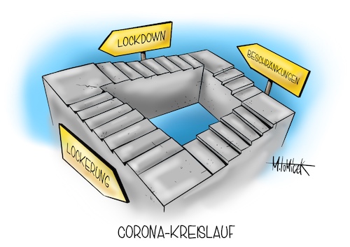 Cartoon: Corona-Kreislauf (medium) by Mirco Tomicek tagged corona,verschärfungen,regeln,regelungen,covid19,coronaregeln,lockdown,beschränkungen,lockerung,lockerungen,ausgangssperre,sperre,wirtschaft,gastronomen,kreislauf,rekordwert,fallzahlen,infektionen,virus,viren,gesundheit,gesetzte,angela,merke,bund,deutschland,bundesländer,beherbergungsgesetz,beherbergung,cartoon,comic,pressekarikatur,karikatur,mirco,tomicek,corona,verschärfungen,regeln,regelungen,covid19,coronaregeln,lockdown,beschränkungen,lockerung,lockerungen,ausgangssperre,sperre,wirtschaft,gastronomen,kreislauf,rekordwert,fallzahlen,infektionen,virus,viren,gesundheit,gesetzte,angela,merke,bund,deutschland,bundesländer,beherbergungsgesetz,beherbergung,cartoon,comic,pressekarikatur,karikatur,mirco,tomicek