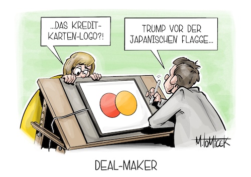 Deal-Maker (medium) Cartoon: Deal-Maker (medium) by Mirco Tomicek tagged usa,us,amerika,donald,trump,in,japan,besuch,asien,tour,reise,zölle,zoll,strafzölle,industrie,japanisch,mastercard,karikatur,cartoon,pressekarikatur,mirco,tomicek,usa,us,amerika,donald,trump,in,japan,besuch,asien,tour,reise,zölle,zoll,strafzölle,industrie,japanisch,mastercard,karikatur,cartoon,pressekarikatur,mirco,tomicek