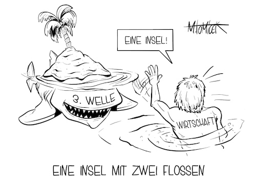 Eine Insel mit Zwei Flossen Eine Insel mit Zwei Flossen