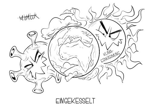 Cartoon: Eingekesselt (medium) by Mirco Tomicek tagged klima,klimakabinett,klimaschutz,schutz,kabinett,stand,deutschland,klimakatastrophe,erwärmung,klimaerwärmung,erderwärmung,erde,grün,temperatur,berlin,angela,merkel,kabinettsausschuss,reform,natur,naturschutz,industrie,wirtschaft,wirtschaftlich,interesse,cartoon,karikatur,pressekarikatur,mirco,tomicek,klima,klimakabinett,klimaschutz,schutz,kabinett,stand,deutschland,klimakatastrophe,erwärmung,klimaerwärmung,erderwärmung,erde,grün,temperatur,berlin,angela,merkel,kabinettsausschuss,reform,natur,naturschutz,industrie,wirtschaft,wirtschaftlich,interesse,cartoon,karikatur,pressekarikatur,mirco,tomicek