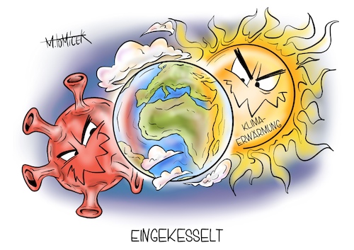 Cartoon: Eingekesselt (medium) by Mirco Tomicek tagged klima,klimakabinett,klimaschutz,schutz,kabinett,stand,deutschland,klimakatastrophe,erwärmung,klimaerwärmung,erderwärmung,erde,grün,temperatur,berlin,angela,merkel,kabinettsausschuss,reform,natur,naturschutz,industrie,wirtschaft,wirtschaftlich,interesse,cartoon,karikatur,pressekarikatur,mirco,tomicek,klima,klimakabinett,klimaschutz,schutz,kabinett,stand,deutschland,klimakatastrophe,erwärmung,klimaerwärmung,erderwärmung,erde,grün,temperatur,berlin,angela,merkel,kabinettsausschuss,reform,natur,naturschutz,industrie,wirtschaft,wirtschaftlich,interesse,cartoon,karikatur,pressekarikatur,mirco,tomicek