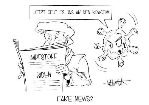 Cartoon: Fake News? (medium) by Mirco Tomicek tagged donald,trump,corona,covid19,impfstoff,impfung,impfe,impfstoffe,virus,viren,antiviren,mainz,mainzer,biontech,usa,us,president,präsident,wahl,wahlkampf,wahlen,joe,biden,cartoon,karikatur,pressekarikatur,mirco,tomicek,donald,trump,corona,covid19,impfstoff,impfung,impfe,impfstoffe,virus,viren,antiviren,mainz,mainzer,biontech,usa,us,president,präsident,wahl,wahlkampf,wahlen,joe,biden,cartoon,karikatur,pressekarikatur,mirco,tomicek