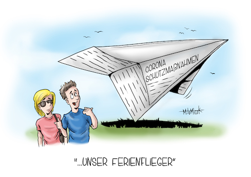 Cartoon: Ferienflieger (medium) by Mirco Tomicek tagged reise,reisewarnung,corona,covid19,eu,europa,ausland,ferien,urlaub,flieger,flugzeug,travel,tomicek,karikatur,cartoon,reise,reisewarnung,corona,covid19,eu,europa,ausland,ferien,urlaub,flieger,flugzeug,travel,tomicek,karikatur,cartoon