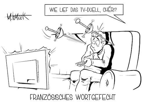 Französisches Wortgefecht