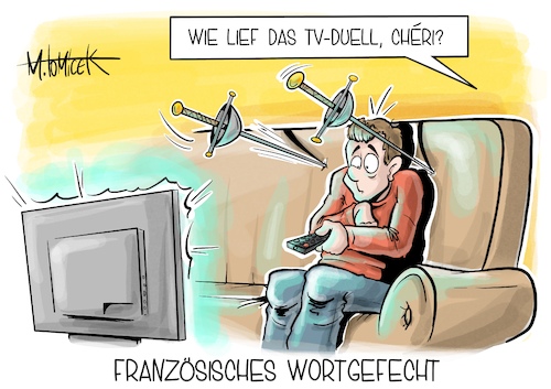 Französisches Wortgefecht Französisches Wortgefecht