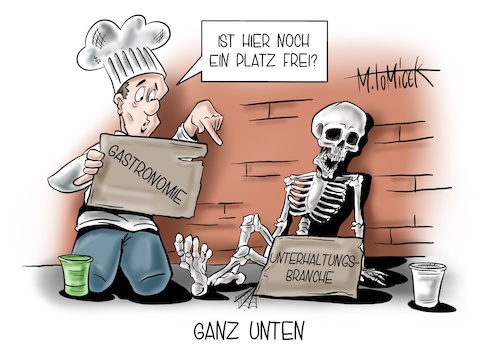 Ganz unten