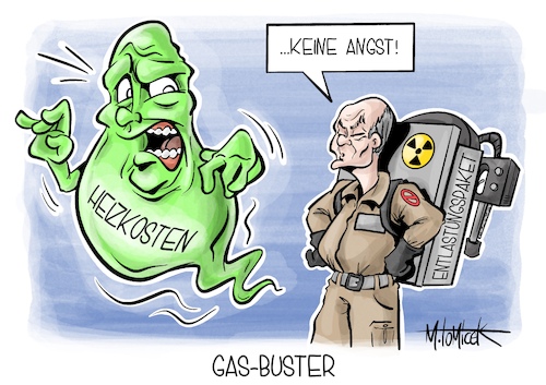 Cartoon: Gas-Buster (medium) by Mirco Tomicek tagged regierungserklärung,olaf,scholz,entlastungen,entlastungspaket,heizkosten,gas,gaspreise,heizung,heizen,gasversorgung,atomenergie,energien,energiepreise,atom,atomkraftwerk,kraftwerk,akw,winter,halloween,ghostbusters,cartoon,karikatur,pressekarikatur,mirco,tomicek,regierungserklärung,olaf,scholz,entlastungen,entlastungspaket,heizkosten,gas,gaspreise,heizung,heizen,gasversorgung,atomenergie,energien,energiepreise,atom,atomkraftwerk,kraftwerk,akw,winter,halloween,ghostbusters,cartoon,karikatur,pressekarikatur,mirco,tomicek