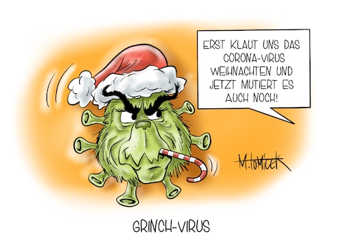 Cartoon: Grinch-Virus (medium) by Mirco Tomicek tagged großbritannien,great,britain,gb,england,london,virus,viren,mutation,mutiert,mutationen,coronavirus,corona,covid19,ansteckung,ansteckender,form,lockdown,impfung,impfen,impfungen,schiff,schiffverkehr,verkehr,flugzeug,flughafen,flugverkehr,eingestellt,deutschland,grinch,weihnachten,weihnachtsabend,heiligabend,weihnacht,weihnachtsmann,cartoon,karikatur,pressekarikatur,mirco,tomicek,großbritannien,great,britain,gb,england,london,virus,viren,mutation,mutiert,mutationen,coronavirus,corona,covid19,ansteckung,ansteckender,form,lockdown,impfung,impfen,impfungen,schiff,schiffverkehr,verkehr,flugzeug,flughafen,flugverkehr,eingestellt,deutschland,grinch,weihnachten,weihnachtsabend,heiligabend,weihnacht,weihnachtsmann,cartoon,karikatur,pressekarikatur,mirco,tomicek