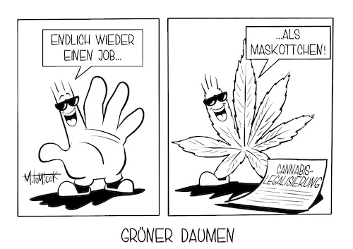 Grüner Dumen