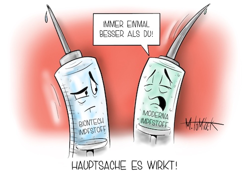 Cartoon: Hauptsache es wirkt! (medium) by Mirco Tomicek tagged moderna,biontech,us,konzern,pharma,pharmakonzern,usa,zulassung,corona,impfstoff,impfstoffe,impfungen,impfung,spritzen,covid19,lockdown,wirkung,arzt,medizin,studie,coronaimpfstoff,wirksam,nachgewiesen,risikogruppe,cartoon,karikatur,pressekarikatur,mirco,tomicek,moderna,biontech,us,konzern,pharma,pharmakonzern,usa,zulassung,corona,impfstoff,impfstoffe,impfungen,impfung,spritzen,covid19,lockdown,wirkung,arzt,medizin,studie,coronaimpfstoff,wirksam,nachgewiesen,risikogruppe,cartoon,karikatur,pressekarikatur,mirco,tomicek