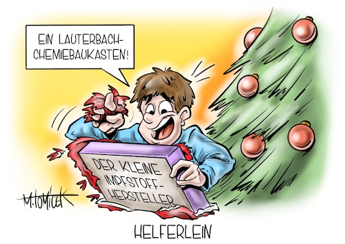 Cartoon: Helferlein (medium) by Mirco Tomicek tagged karl,lauterbach,gesundheitsminister,impfstoff,inventur,impfstoffe,impfstoffmangel,mangel,corona,pandemie,2022,jahr,neujahr,weihnachten,weihnachtsgeschenk,impfungen,impfung,booster,cartoon,karikatur,pressekarikatur,mirco,tomicek,karl,lauterbach,gesundheitsminister,impfstoff,inventur,impfstoffe,impfstoffmangel,mangel,corona,pandemie,2022,jahr,neujahr,weihnachten,weihnachtsgeschenk,impfungen,impfung,booster,cartoon,karikatur,pressekarikatur,mirco,tomicek