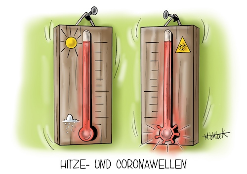 Hitze- und Coronawelle Hitze- und Coronawelle
