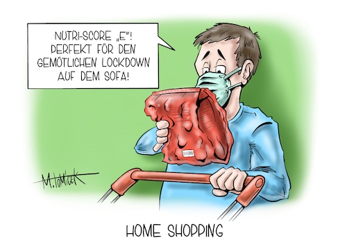 Cartoon: Home Shopping (medium) by Mirco Tomicek tagged nutri,score,nutriscore,lebensmittel,lebensmittelampel,ampel,ernährung,gesund,ernähren,gesundheit,essen,food,deutschland,lockdown,shutdown,lock,down,corona,covid19,sofa,couch,virus,home,homeoffice,einkaufen,hamstern,einkäufe,shopping,teil,teillockdown,karikatur,cartoon,pressekarikatur,mirco,tomicek,nutri,score,nutriscore,lebensmittel,lebensmittelampel,ampel,ernährung,gesund,ernähren,gesundheit,essen,food,deutschland,lockdown,shutdown,lock,down,corona,covid19,sofa,couch,virus,home,homeoffice,einkaufen,hamstern,einkäufe,shopping,teil,teillockdown,karikatur,cartoon,pressekarikatur,mirco,tomicek