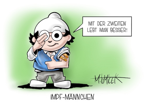 Impf-Männchen Impf-Männchen
