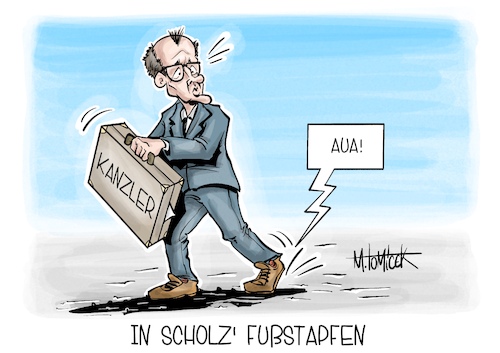 In Scholz Fußstapfen In Scholz Fußstapfen