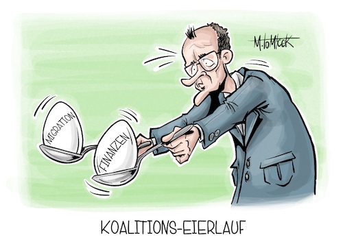 Koalitions-Eierlauf