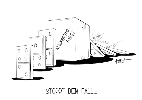 Cartoon: Konjunkturpaket (medium) by Mirco Tomicek tagged corona,covid19,konjunktur,konjunkturpaket,paket,eu,mwst,wirtschaft,deutschland,mehrwertsteuer,hilfe,wumms,karikatur,tomicek,cartoon,konjunktur,konjunkturpaket,paket,eu,mwst,wirtschaft,deutschland,mehrwertsteuer,hilfe,wumms,karikatur,tomicek,cartoon