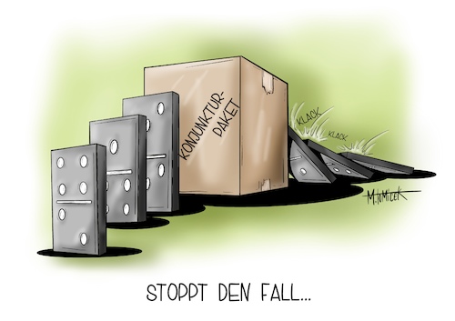 Cartoon: Konjunkturpaket (medium) by Mirco Tomicek tagged corona,covid19,konjunktur,konjunkturpaket,paket,eu,mwst,wirtschaft,deutschland,mehrwertsteuer,hilfe,wumms,karikatur,tomicek,cartoon,konjunktur,konjunkturpaket,paket,eu,mwst,wirtschaft,deutschland,mehrwertsteuer,hilfe,wumms,karikatur,tomicek,cartoon