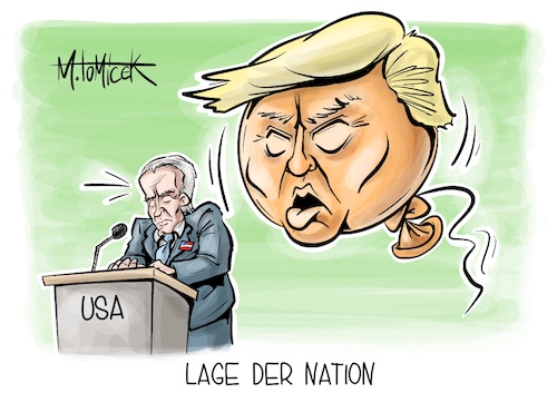 Cartoon: Lage der Nation (medium) by Mirco Tomicek tagged us,präsident,usa,amerika,joe,biden,lage,der,nation,sprache,ansprache,donald,trump,chinesischer,ballon,spionage,spionageballon,spion,china,cartoon,karikatur,pressekarikatur,mirco,tomicek,us,präsident,usa,amerika,joe,biden,lage,der,nation,sprache,ansprache,donald,trump,chinesischer,ballon,spionage,spionageballon,spion,china,cartoon,karikatur,pressekarikatur,mirco,tomicek