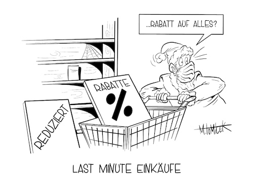 Cartoon: Last minute Einkäufe (medium) by Mirco Tomicek tagged harter,lockdown,lock,down,shutdown,geschäfte,einzelhandel,handel,läden,laden,schulen,schule,schüler,home,homeoffice,geschäft,shops,shopping,einkaufen,hamstereinkäufe,hamster,einkäufe,last,minute,rabatte,reduziert,prozente,käufe,weihnachten,weihnachtseinkäufe,weihnachtsferien,weihnachtsfeiertage,feiertage,verkaufsverbot,schließung,schließen,weihnachtsmann,ladentheke,selbstständig,einkaufswagen,weihnachtsgeschenke,geschenke,cartoon,karikatur,pressekarikatur,mirco,tomicek,harter,lockdown,lock,down,shutdown,geschäfte,einzelhandel,handel,läden,laden,schulen,schule,schüler,home,homeoffice,geschäft,shops,shopping,einkaufen,hamstereinkäufe,hamster,einkäufe,last,minute,rabatte,reduziert,prozente,käufe,weihnachten,weihnachtseinkäufe,weihnachtsferien,weihnachtsfeiertage,feiertage,verkaufsverbot,schließung,schließen,weihnachtsmann,ladentheke,selbstständig,einkaufswagen,weihnachtsgeschenke,geschenke,cartoon,karikatur,pressekarikatur,mirco,tomicek