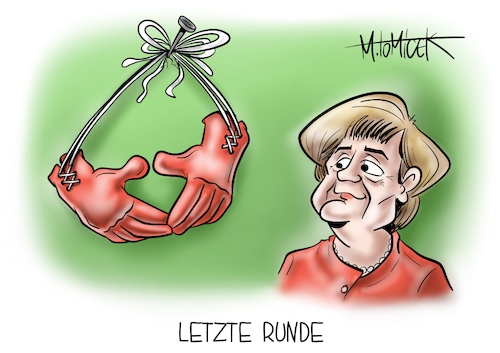 Cartoon: Letzte Runde (medium) by Mirco Tomicek tagged angela,merkel,eu,gipfel,gipfeltreffen,bundeskanzlerin,kanzlerin,bundestag,letzte,regierungserklärung,erklärung,bundeskanzleramt,kanzleramt,kanzlerkandidaten,kanzlerkandidatur,kandidatur,abschied,an,den,nagel,showdown,cartoon,karikatur,pressekarikatur,mirco,tomicek,angela,merkel,eu,gipfel,gipfeltreffen,bundeskanzlerin,kanzlerin,bundestag,letzte,regierungserklärung,erklärung,bundeskanzleramt,kanzleramt,kanzlerkandidaten,kanzlerkandidatur,kandidatur,abschied,an,den,nagel,showdown,cartoon,karikatur,pressekarikatur,mirco,tomicek