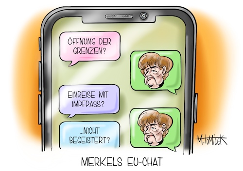Merkels EU-Chat Merkels EU-Chat